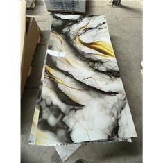Feuille de marbre en PVC 3D populaire